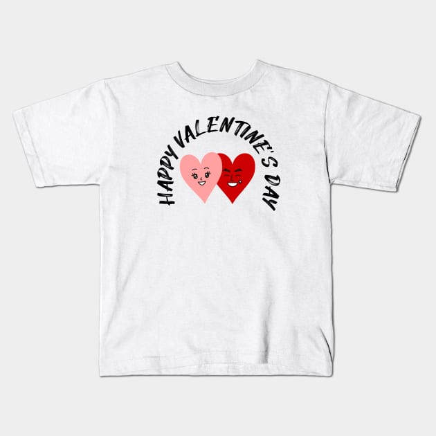 happy valentine day Kids T-Shirt by zzzozzo